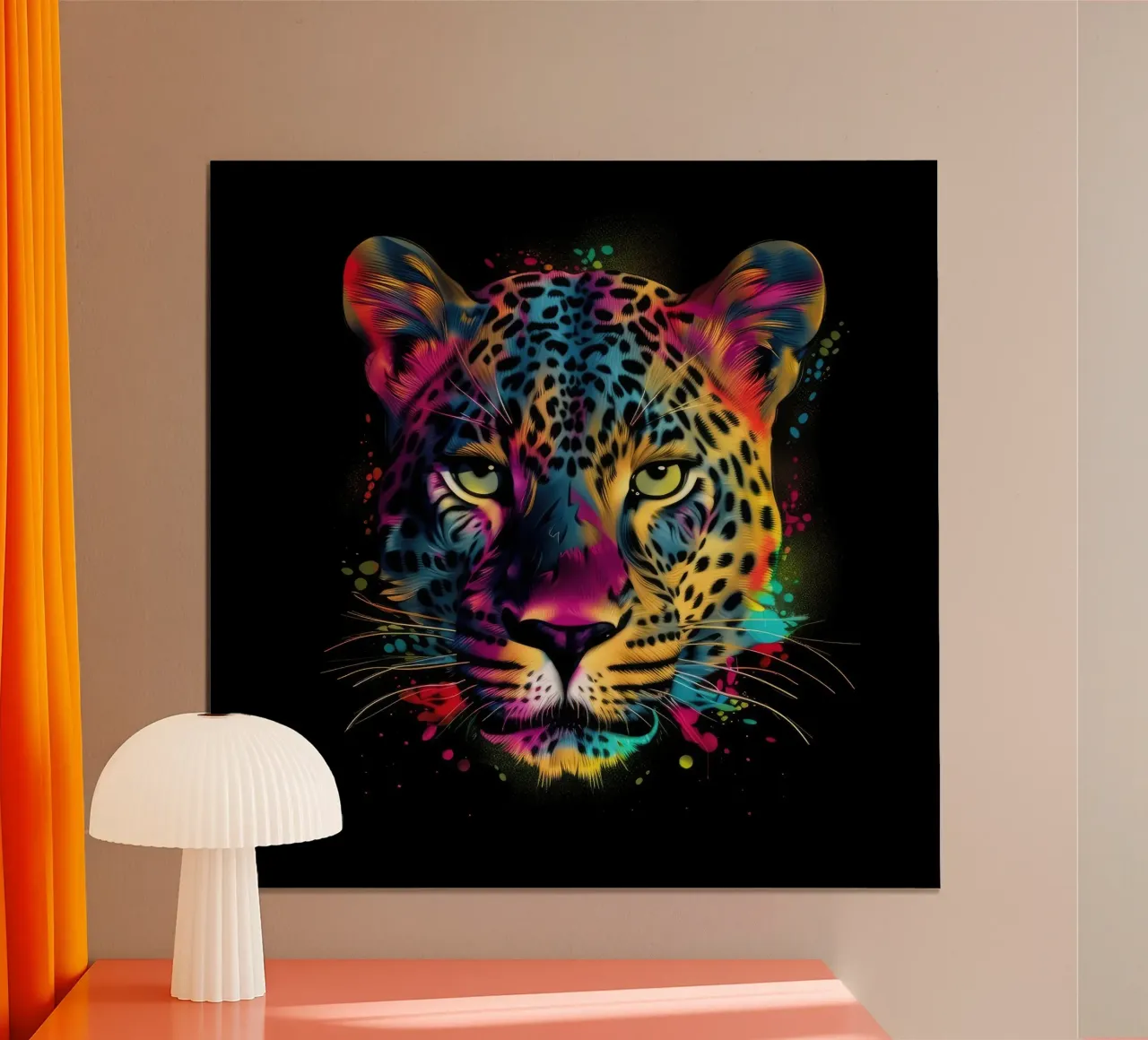 Tatoo Leopardo carta hahnemühle da Animal Portraits