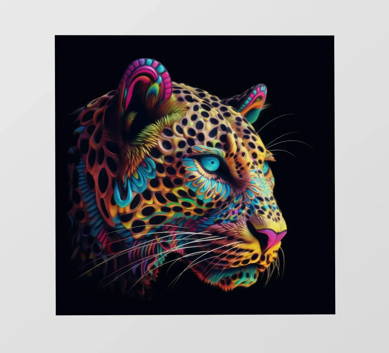 Tatoo Leopardo pellicola backlit da Animal Portraits