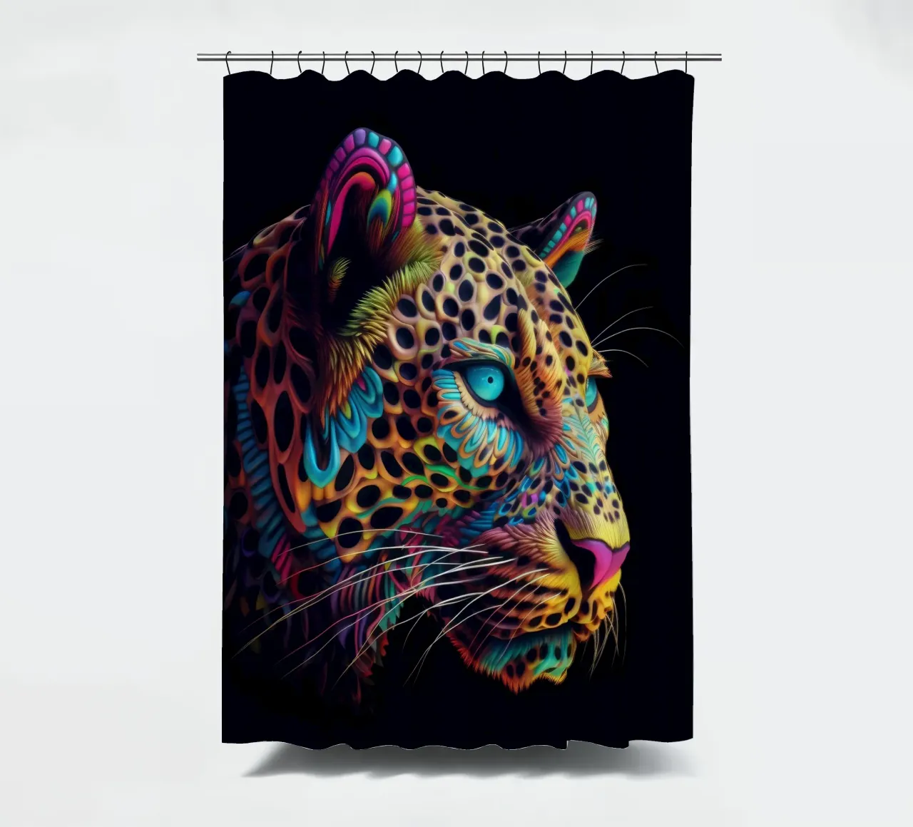 Tatoo Leopardo tenda da doccia da Animal Portraits