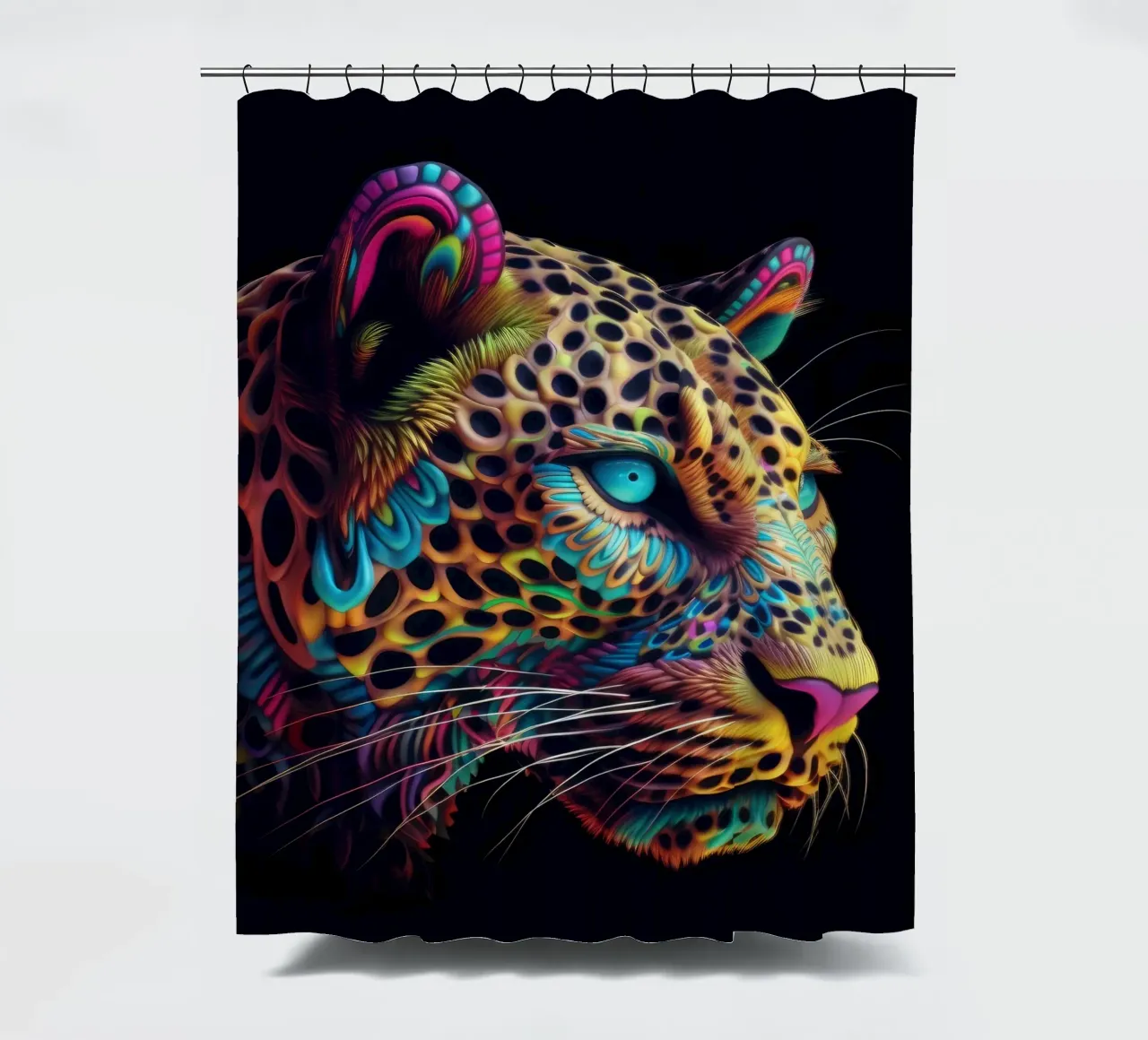 Tatoo Leopardo tenda da doccia da Animal Portraits