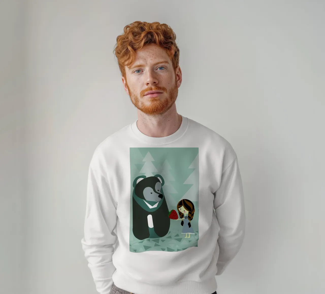 Erdbär sweatshirt by Sabrina Ziegenhorn