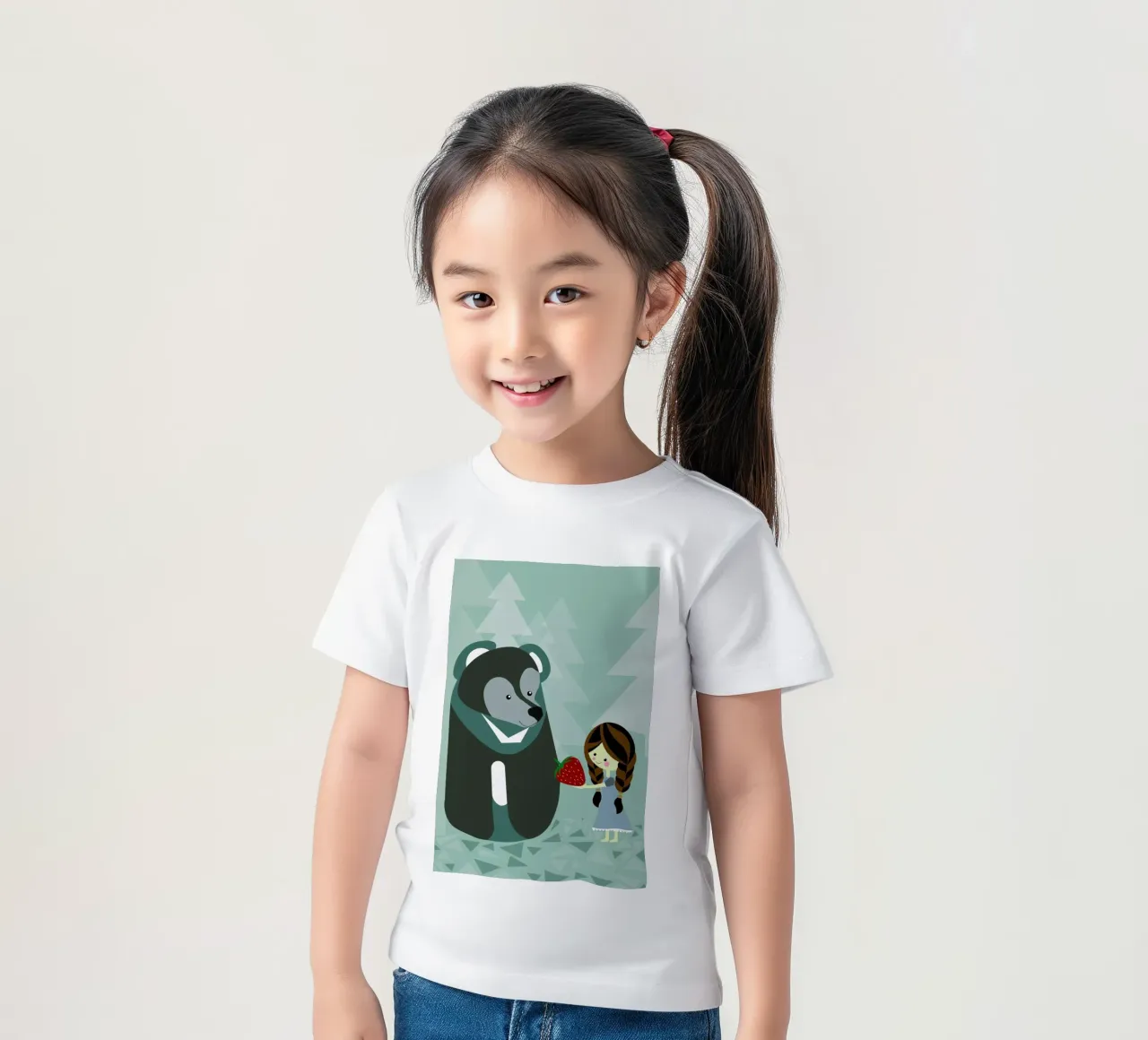 Erdbär t-shirt bambini da Sabrina Ziegenhorn