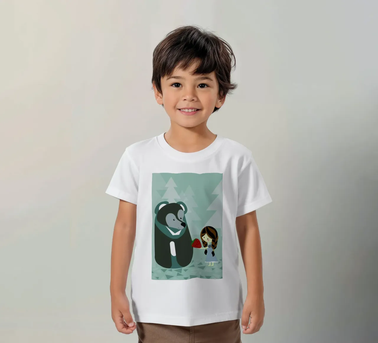 Erdbär t-shirt bambini da Sabrina Ziegenhorn