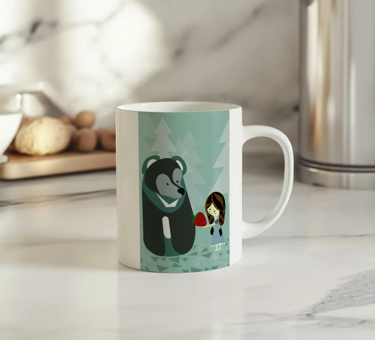 Erdbär tazza in ceramica da Sabrina Ziegenhorn