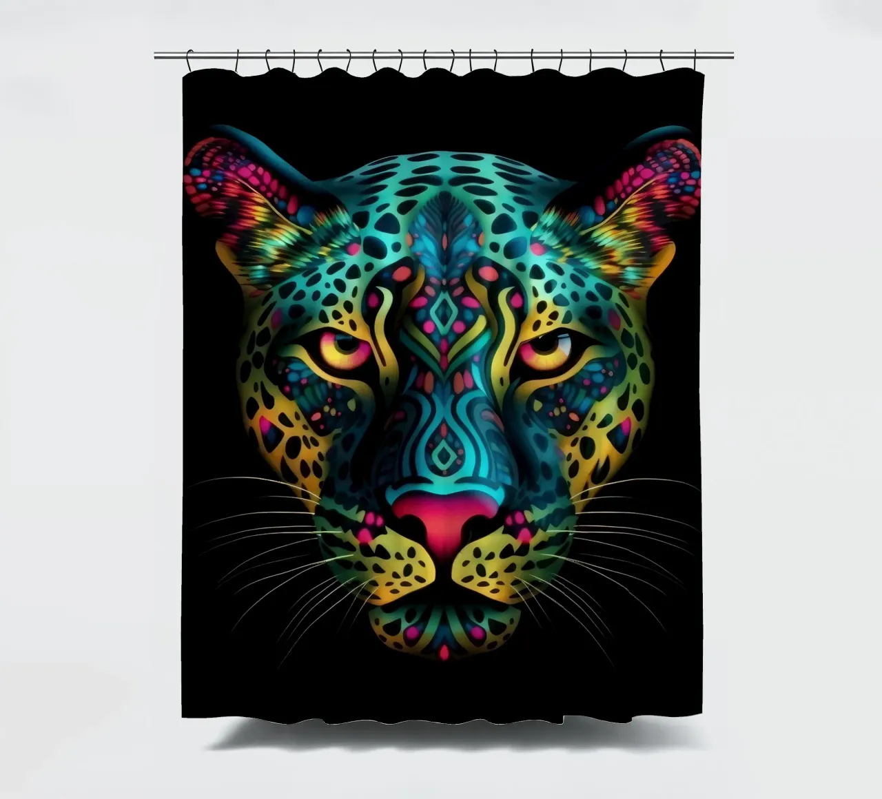 Tatoo Leopard Duschvorhang von Animal Portraits