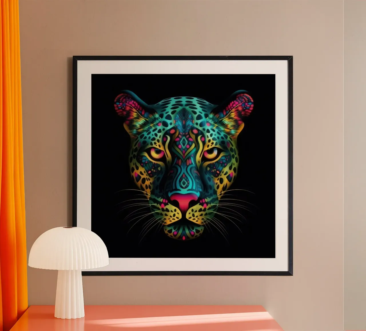 Tatoo Leopardo carta hahnemühle da Animal Portraits