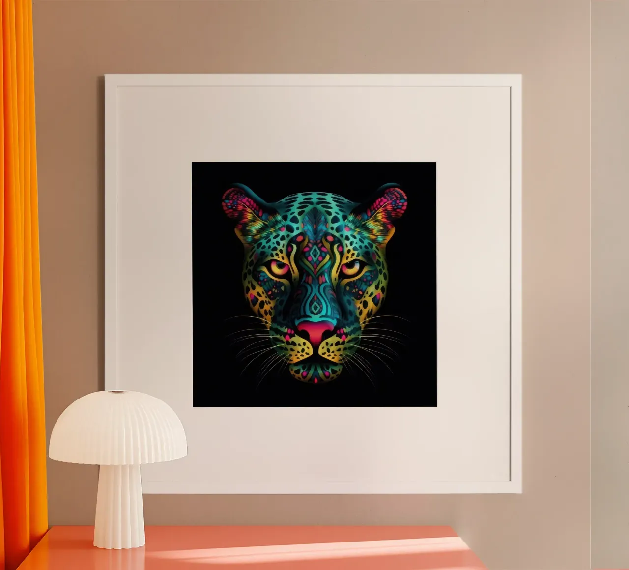Tatoo Leopardo carta hahnemühle da Animal Portraits