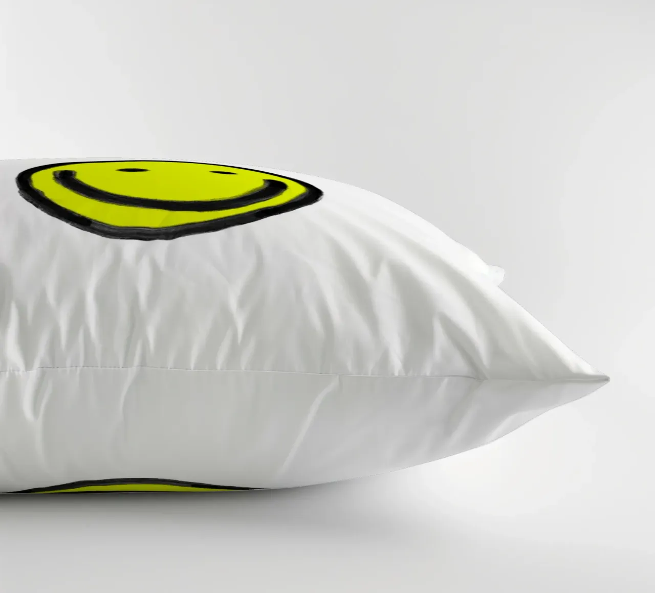 Smiley white cuscino da Hej Ibiza by Ute Arnold