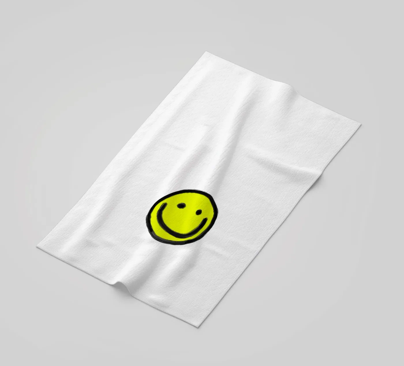 Smiley white telo mare da Hej Ibiza by Ute Arnold