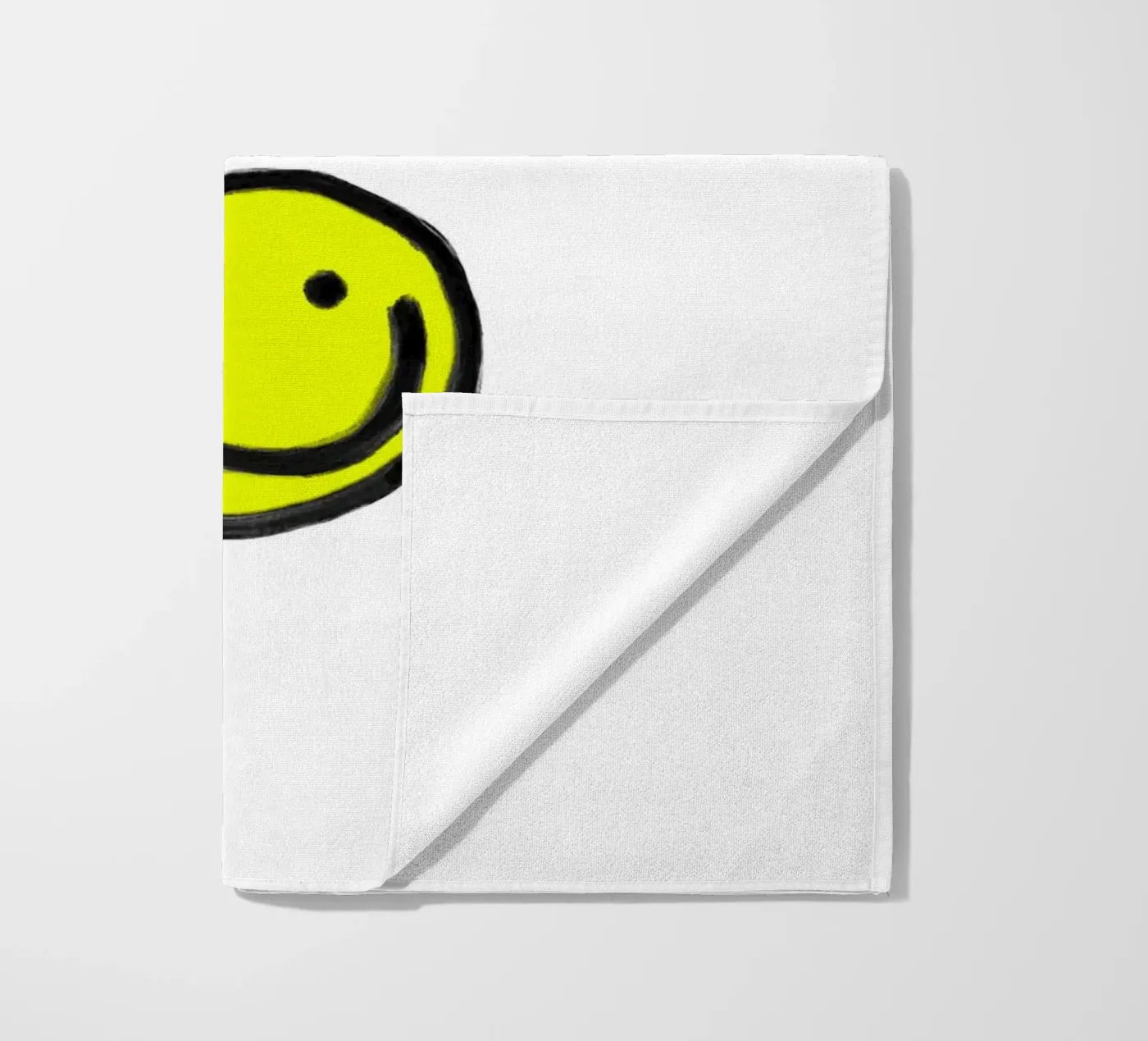 Smiley white telo mare da Hej Ibiza by Ute Arnold