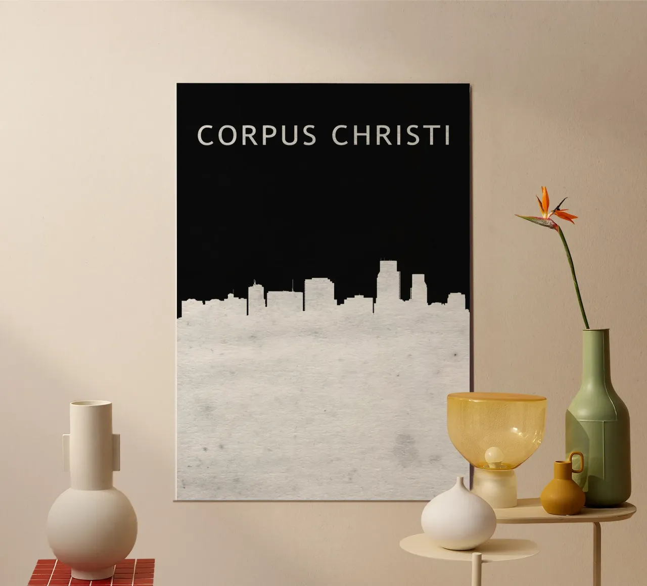 Corpus Christi Texas poster da Travelstudio