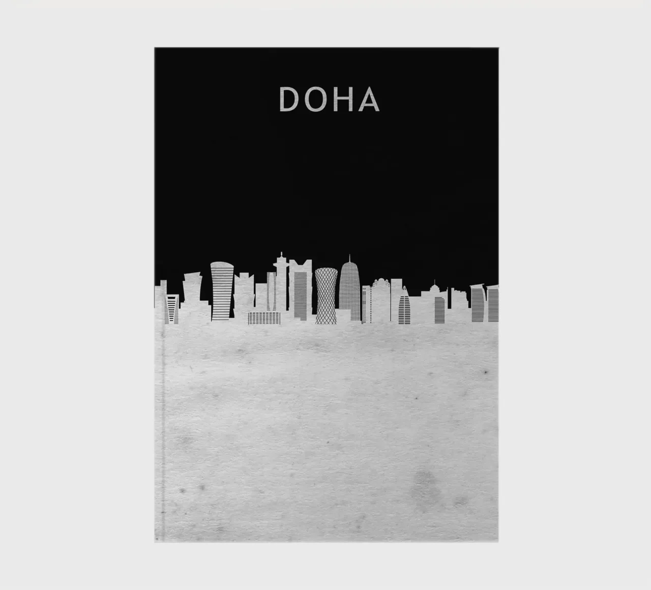 Doha Qatar notebook by Travelstudio