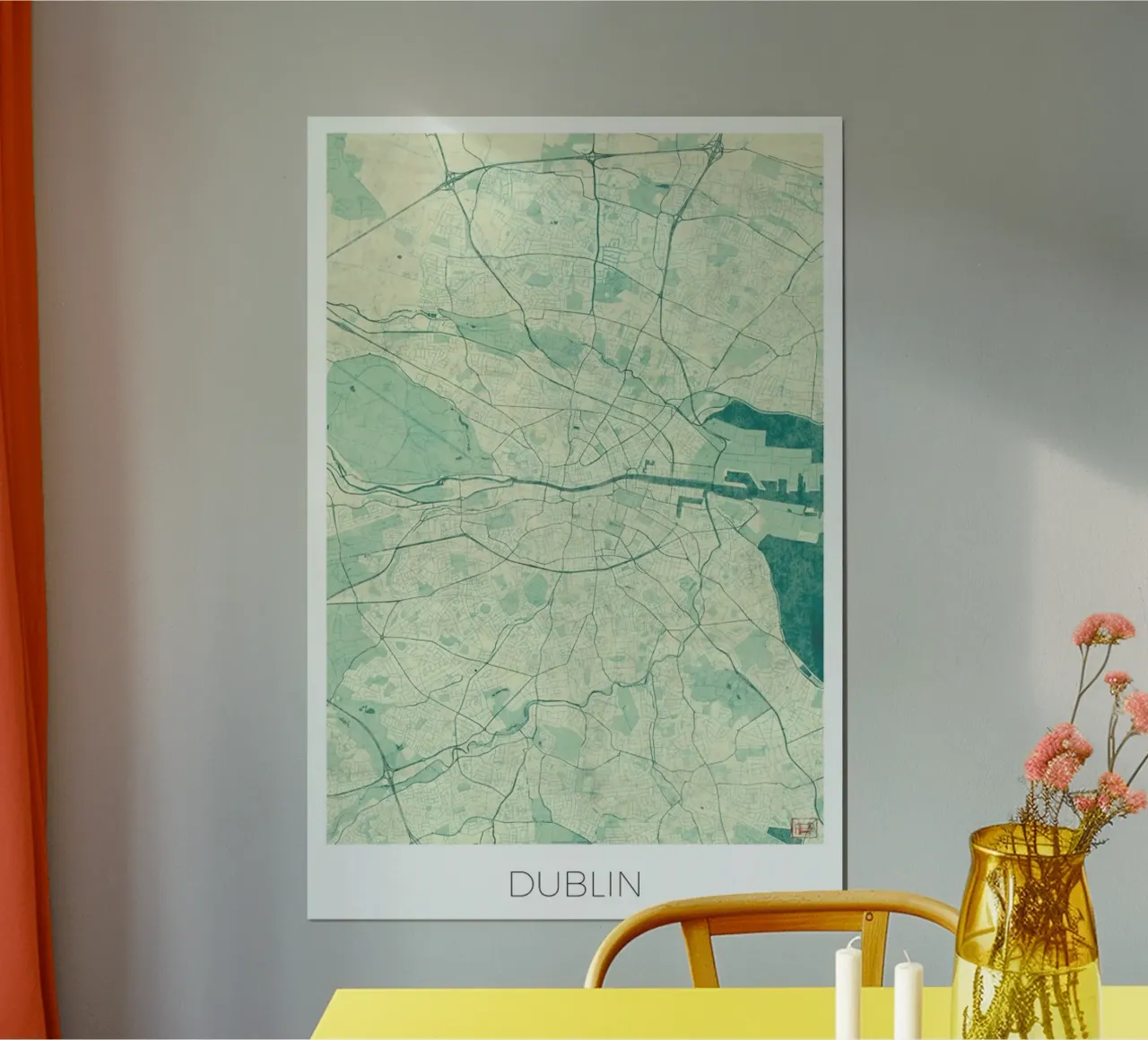 Dublin Vintage poster da Hubert Roguski