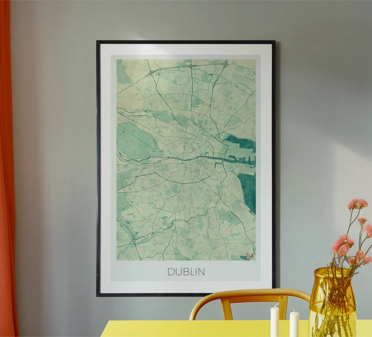 Dublin Vintage poster da Hubert Roguski