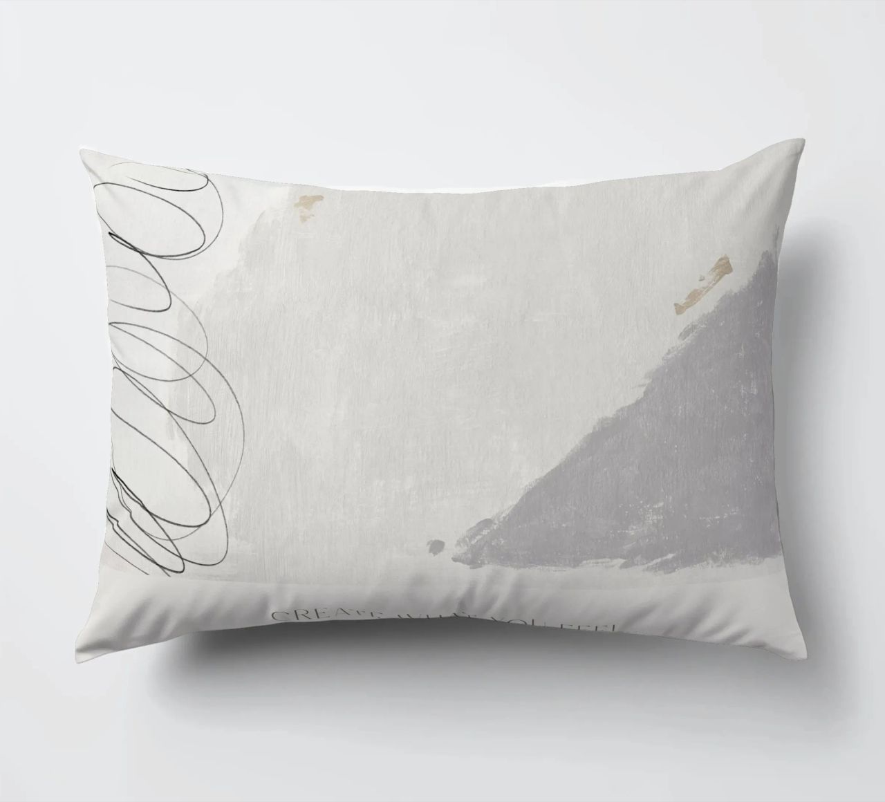 Create What You Feel cuscino da treechild