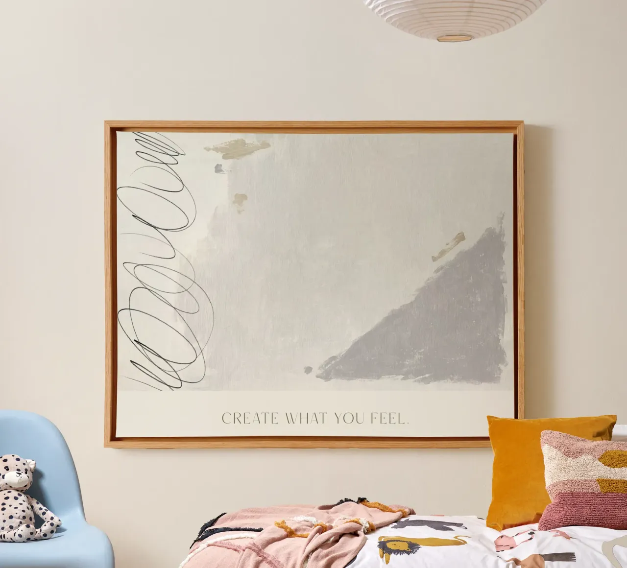 Create What You Feel Leinwand von treechild