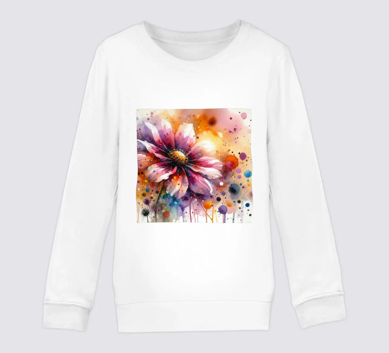 Fiducia in fiore felpa bambino da Chromatic Fusion Studio