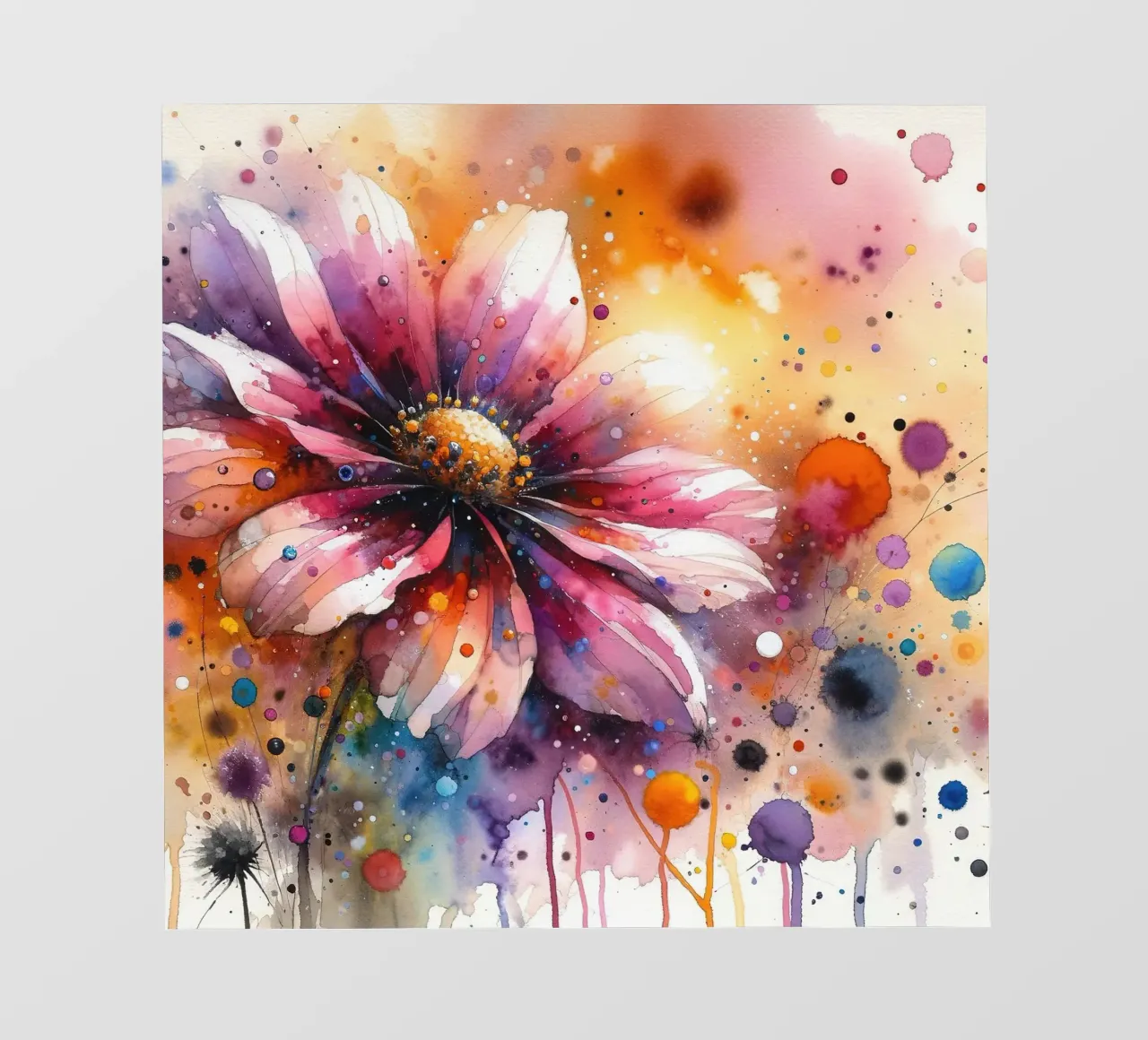 Fiducia in fiore pellicola backlit da Chromatic Fusion Studio