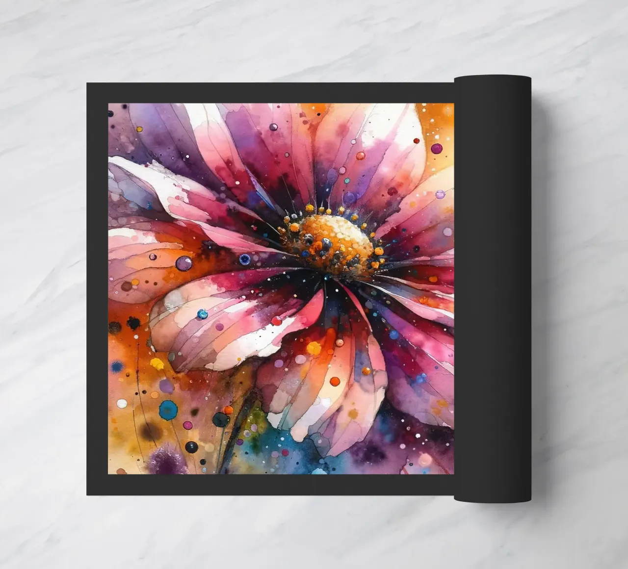 Fiducia in fiore zerbino da Chromatic Fusion Studio