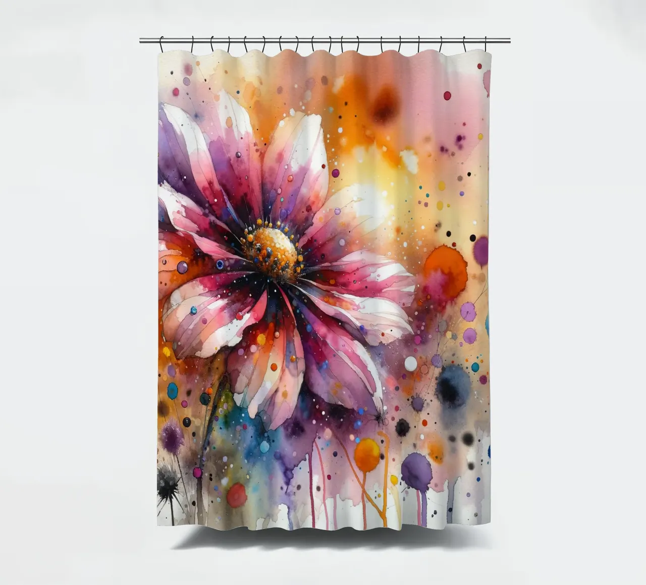 Fiducia in fiore tenda da doccia da Chromatic Fusion Studio