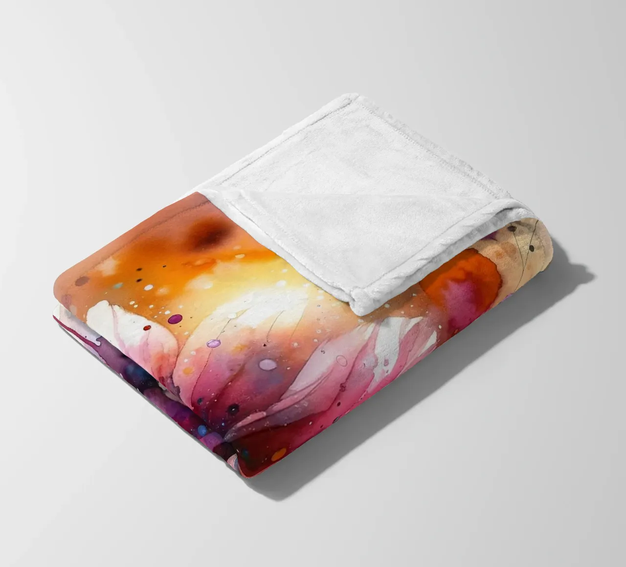 Fiducia in fiore coperta in pile da Chromatic Fusion Studio