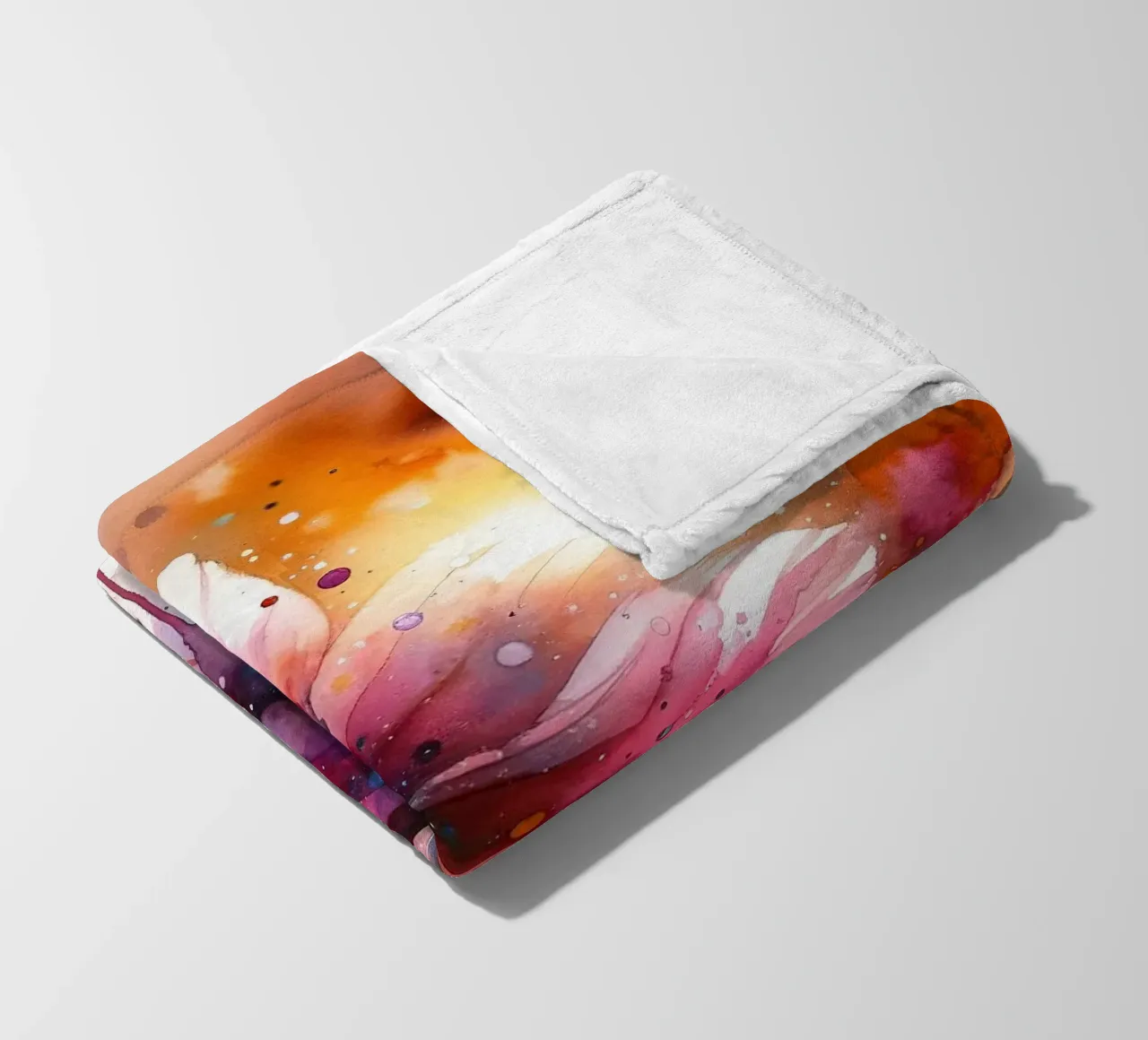 Fiducia in fiore coperta in pile da Chromatic Fusion Studio