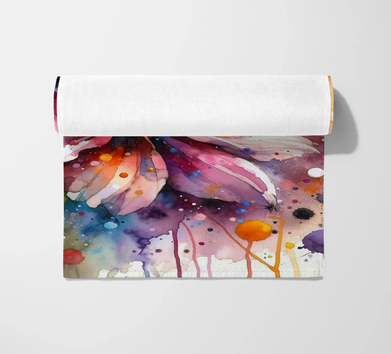 Fiducia in fiore telo mare da Chromatic Fusion Studio