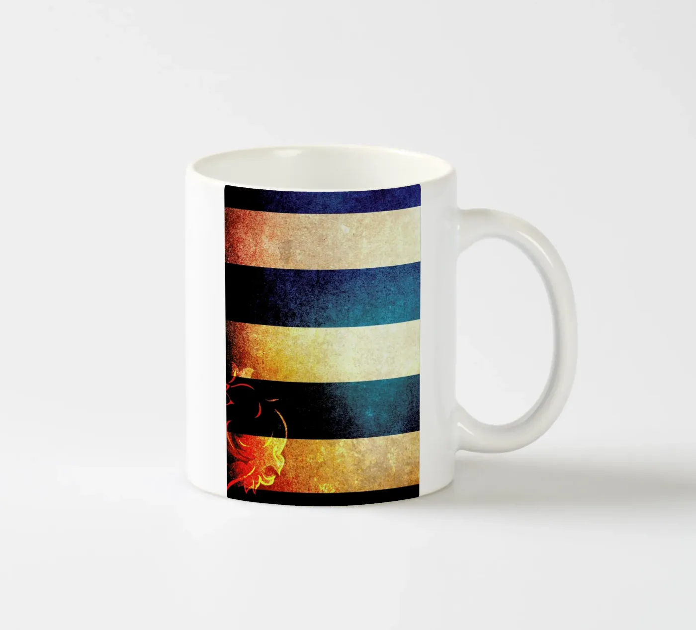 QPR ceramic mug by David Curry