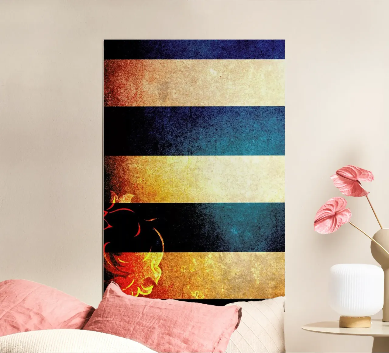 QPR poster con telaio in legno da David Curry