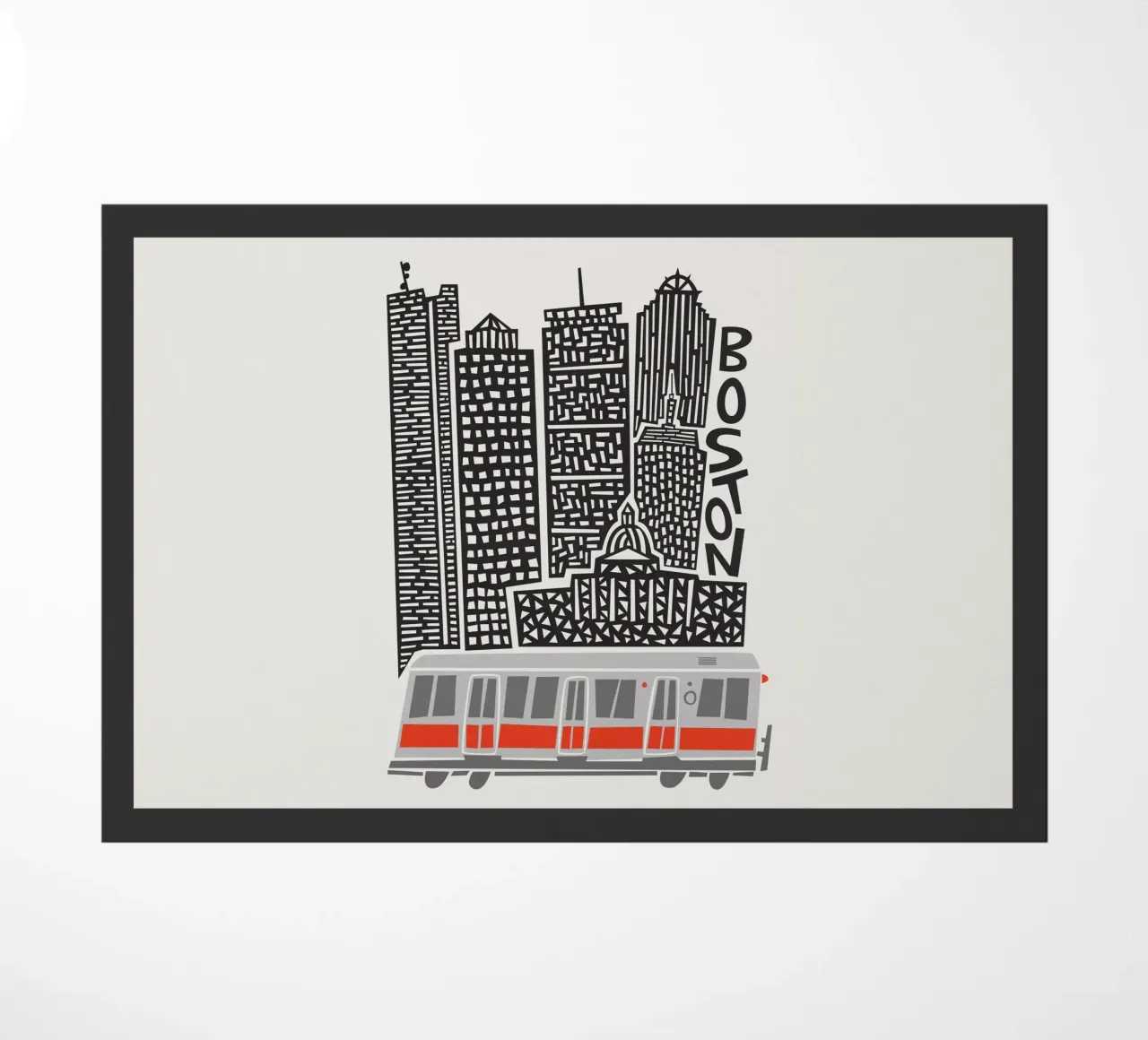 Boston deurmat van Fox & Velvet