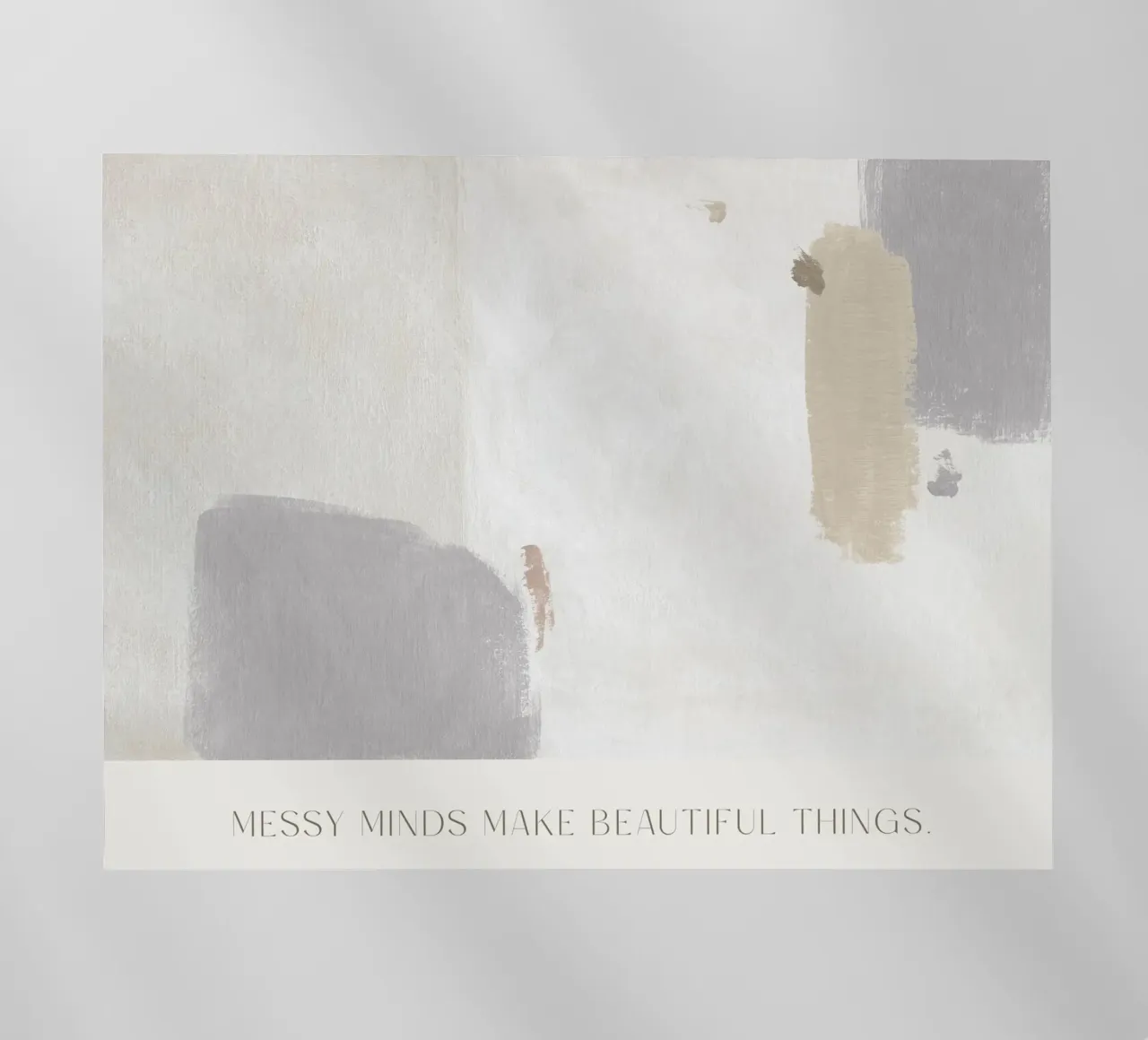 Messy Minds Make Beautiful Things pellicola backlit da treechild