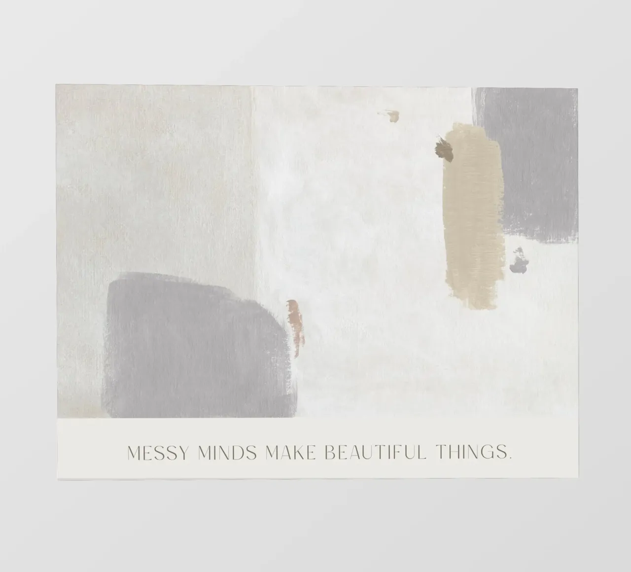 Messy Minds Make Beautiful Things pellicola backlit da treechild