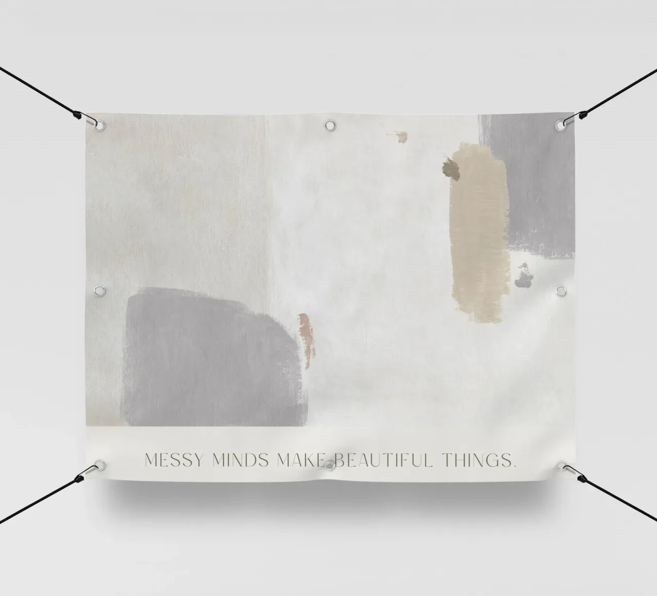 Messy Minds Make Beautiful Things telo in pvc da treechild