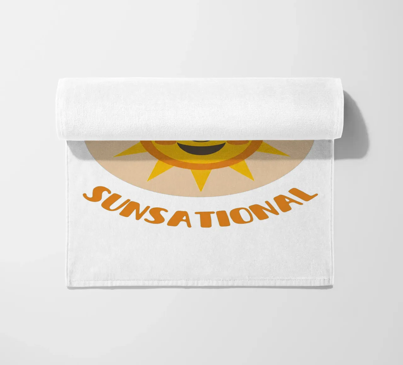Feeling sunsational - cute & funny pun for sunny days telo mare da Punderful Day