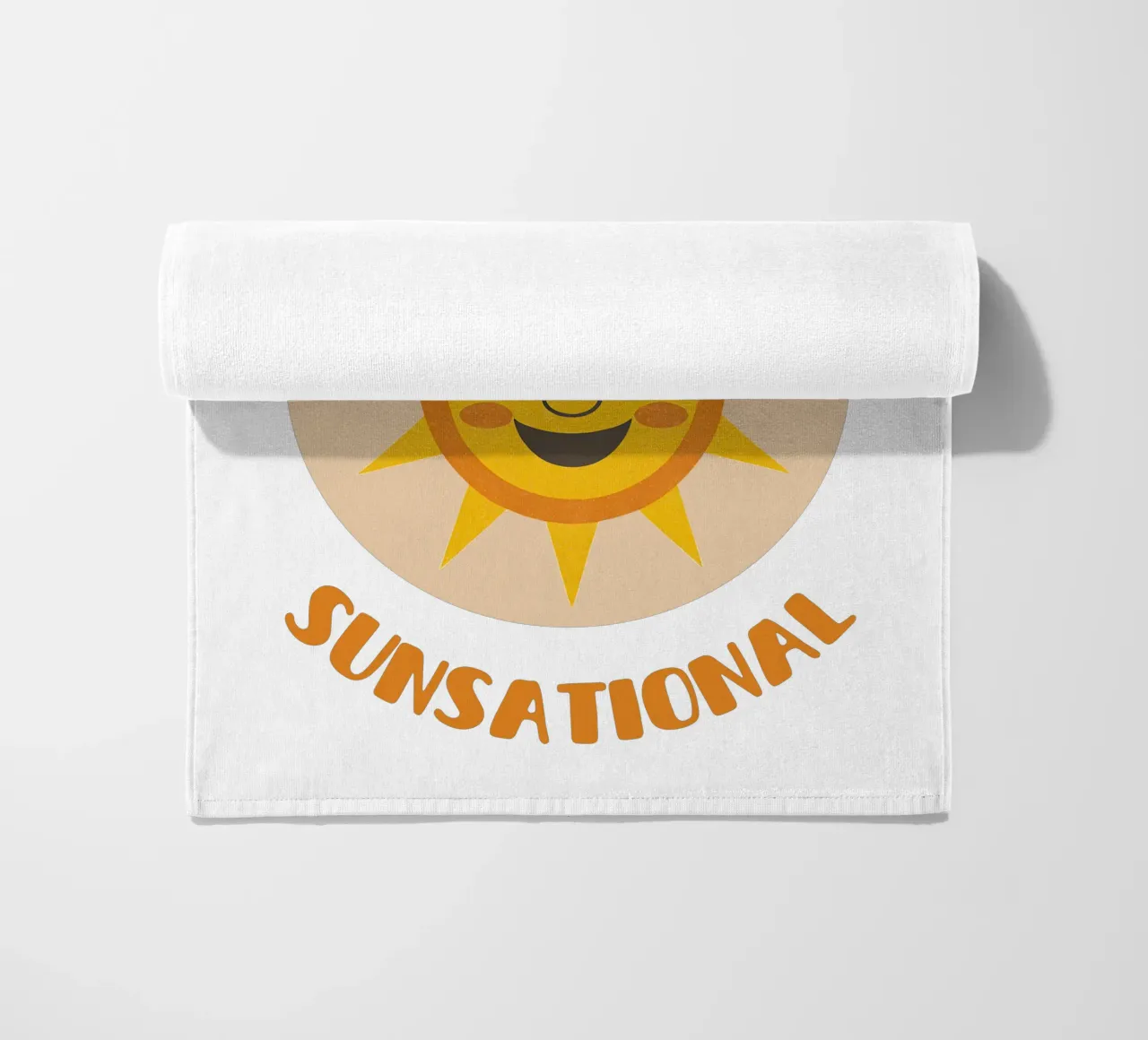 Feeling sunsational - cute & funny pun for sunny days telo mare da Punderful Day