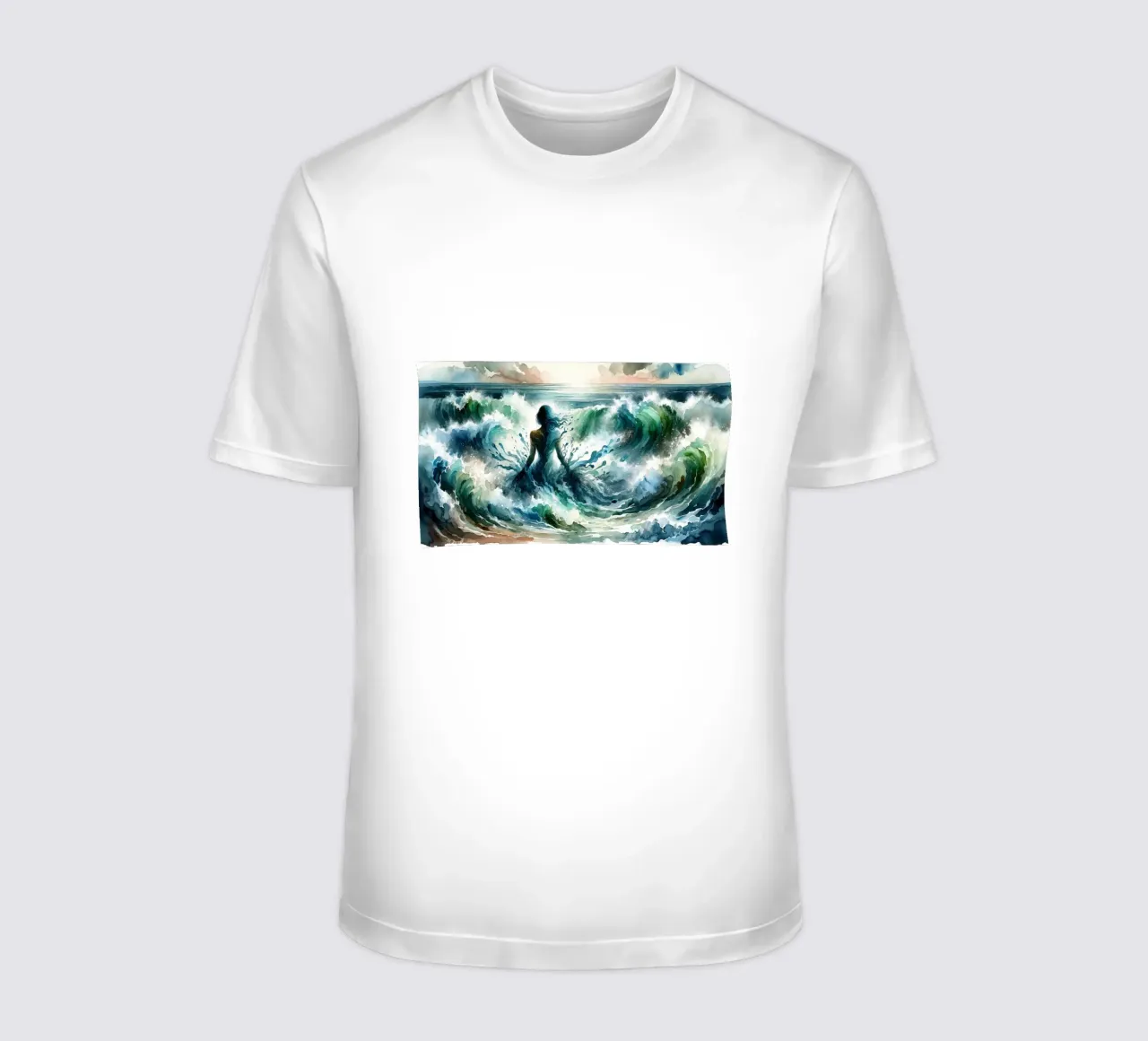 Die Umarmung des Ozeans entfaltet sich T-Shirt von Chromatic Fusion Studio