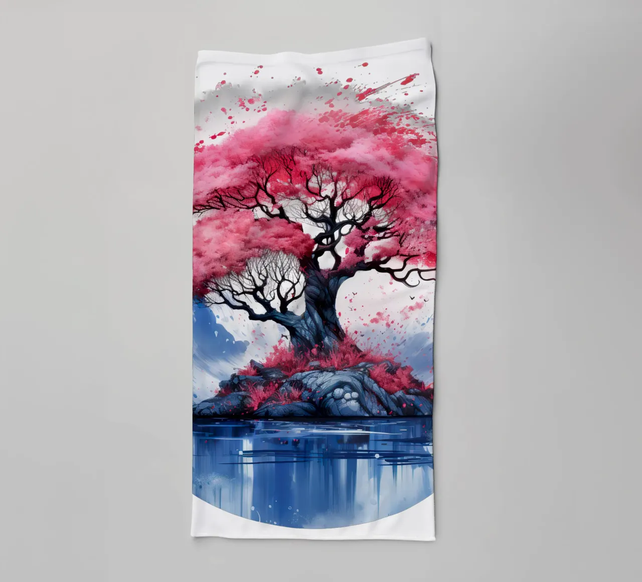 Albero della vita colorato asciugamano da bagno da Spiritual Touch