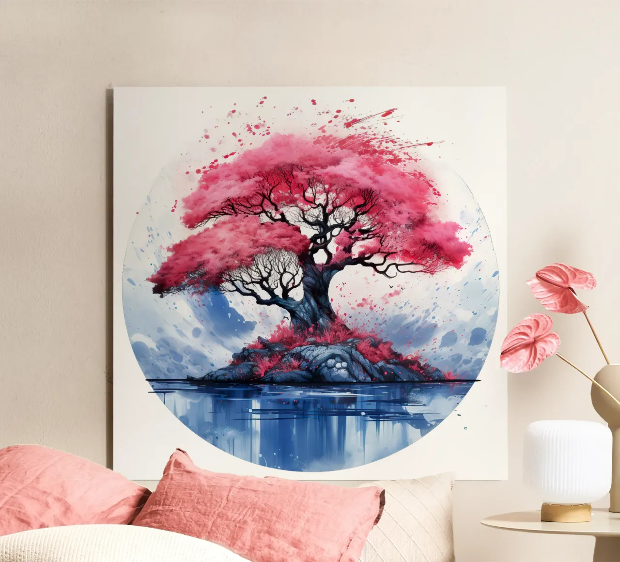 Albero della vita colorato alluminio dibond da Spiritual Touch