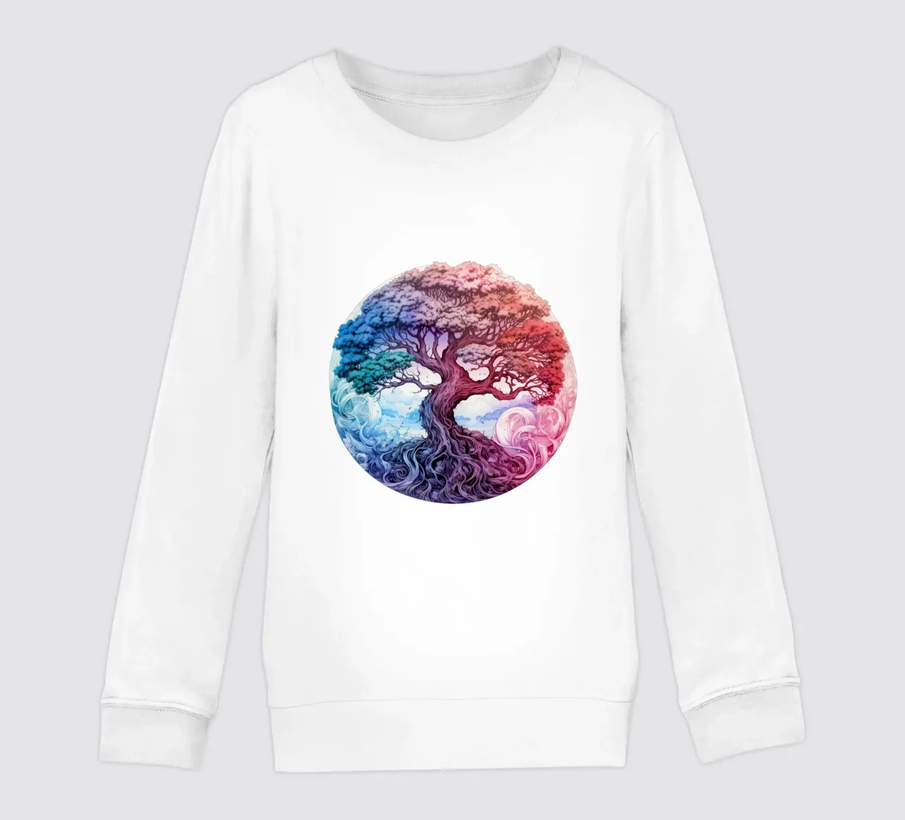 Albero della vita colorato felpa bambino da Spiritual Touch