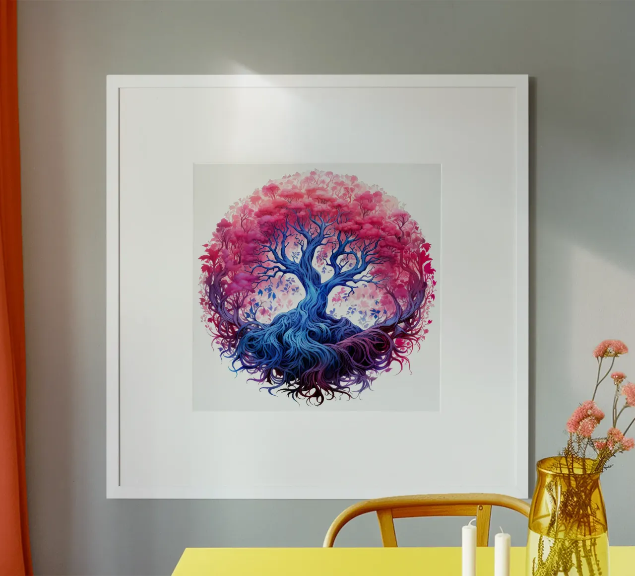 Albero della vita colorato carta hahnemühle da Spiritual Touch