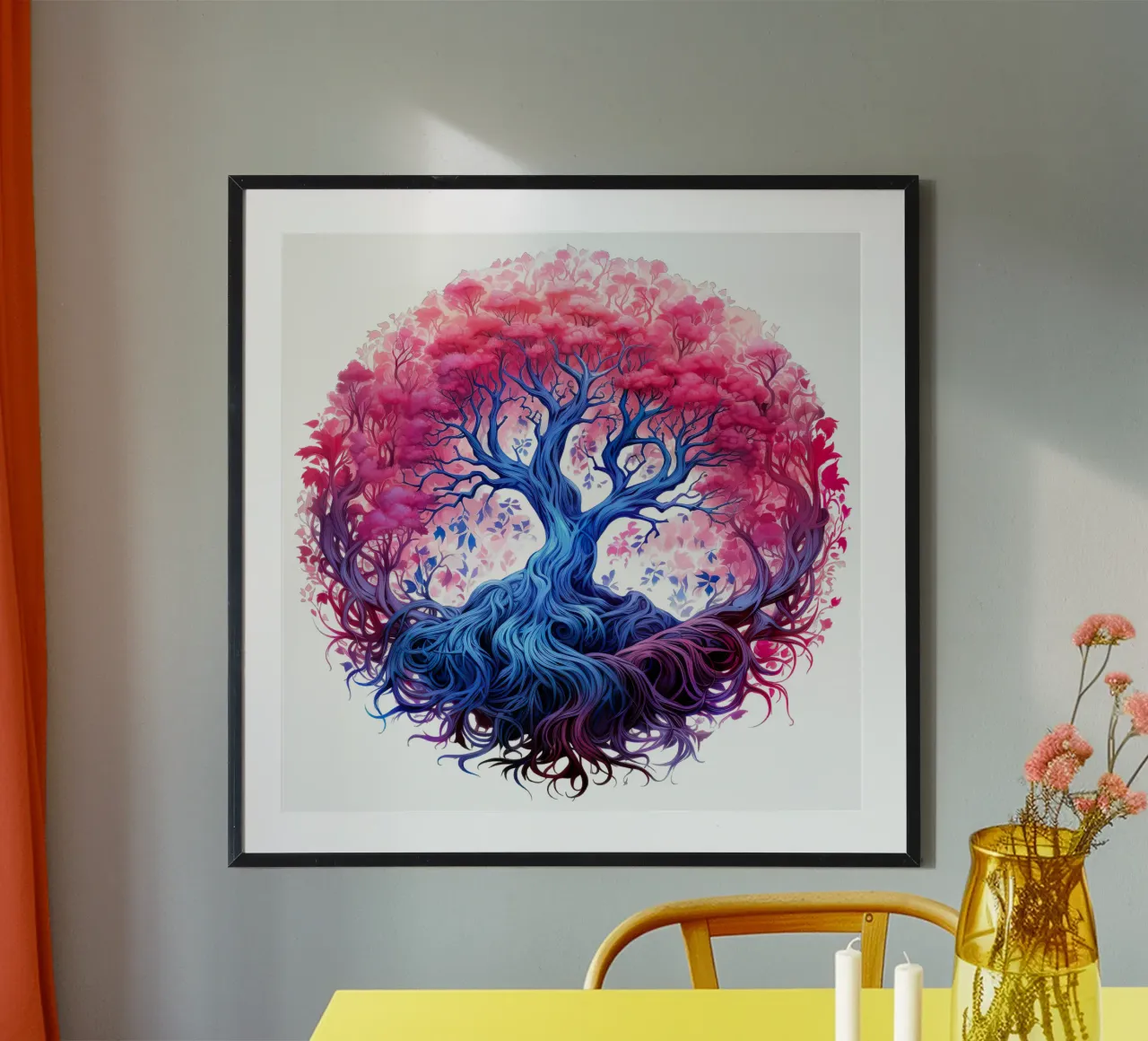 Albero della vita colorato carta hahnemühle da Spiritual Touch