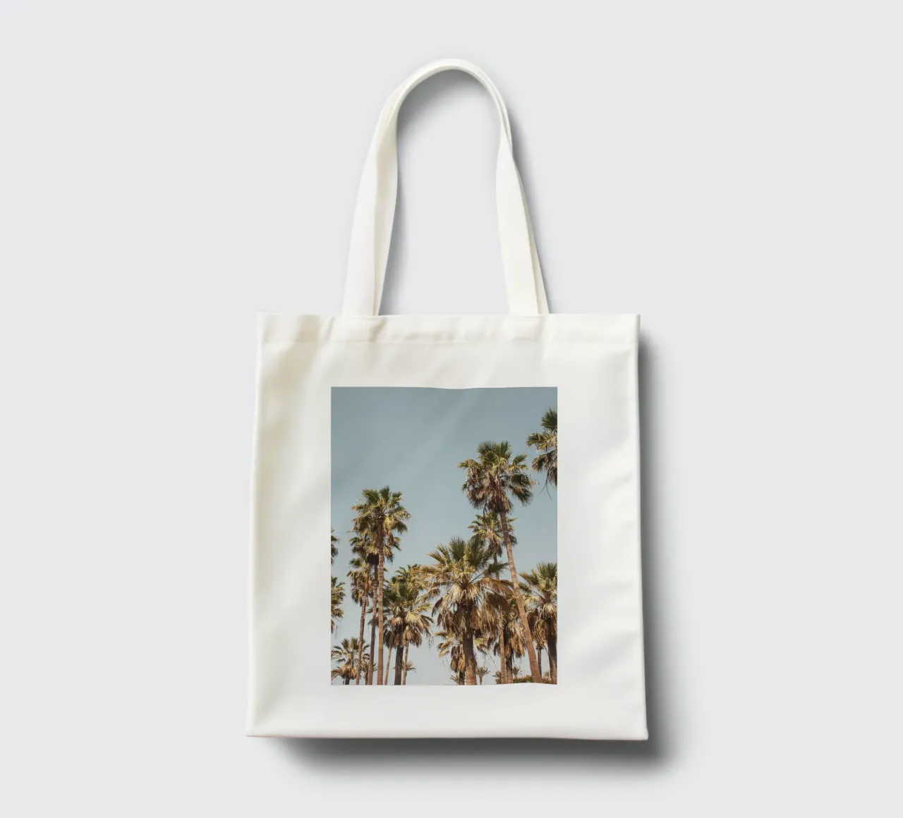 LA Palm Trees By the Beach II borsa in juta da Victoria Frost
