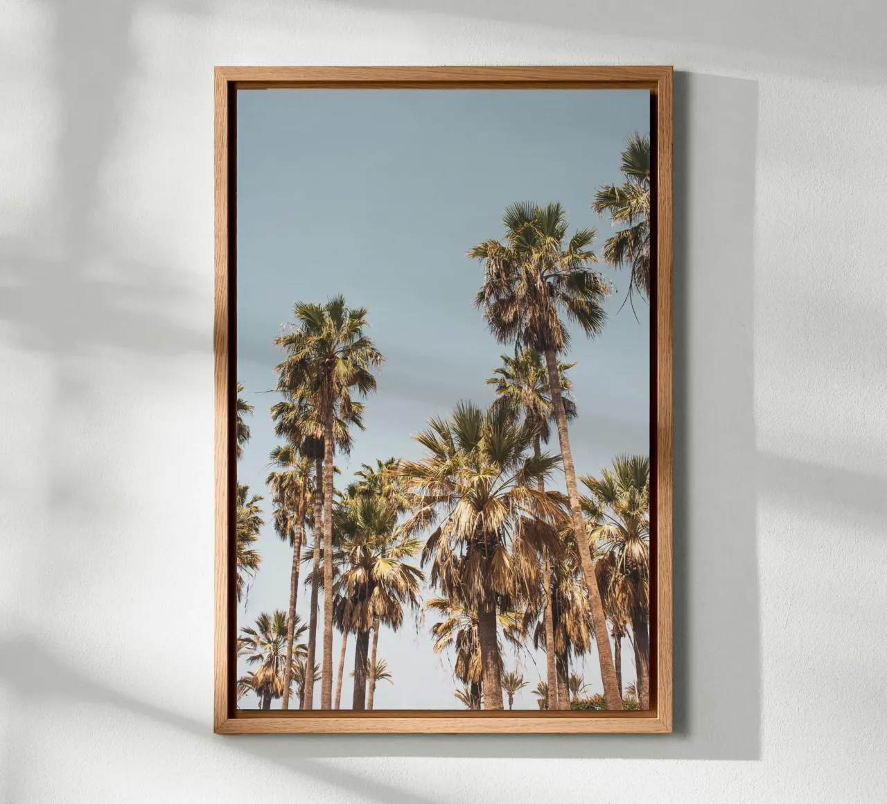 LA Palm Trees By the Beach II canvas by Victoria Frost