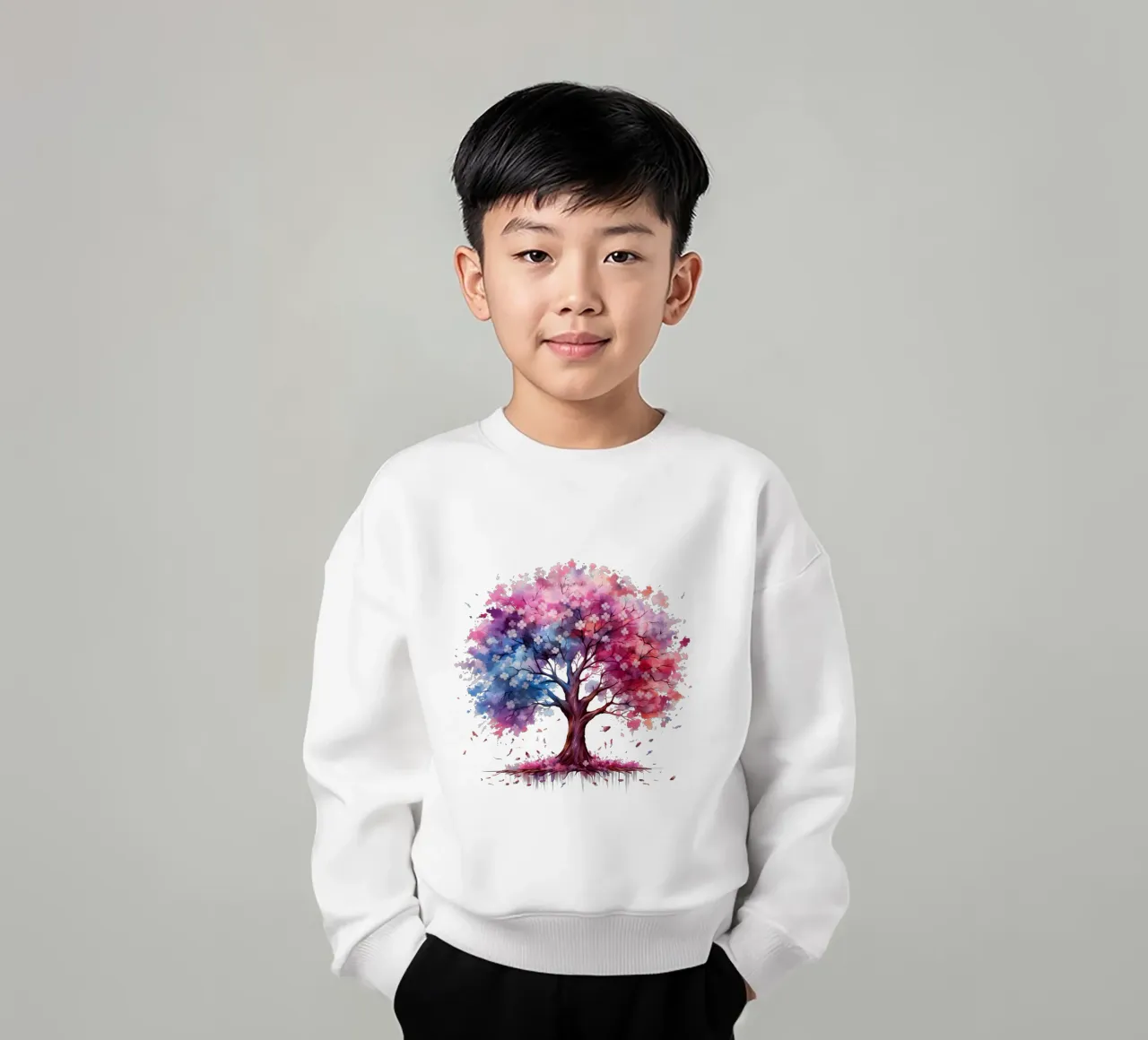 Albero della vita colorato felpa bambino da Spiritual Touch