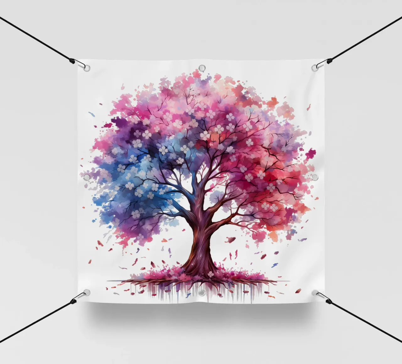 Albero della vita colorato telo in pvc da Spiritual Touch