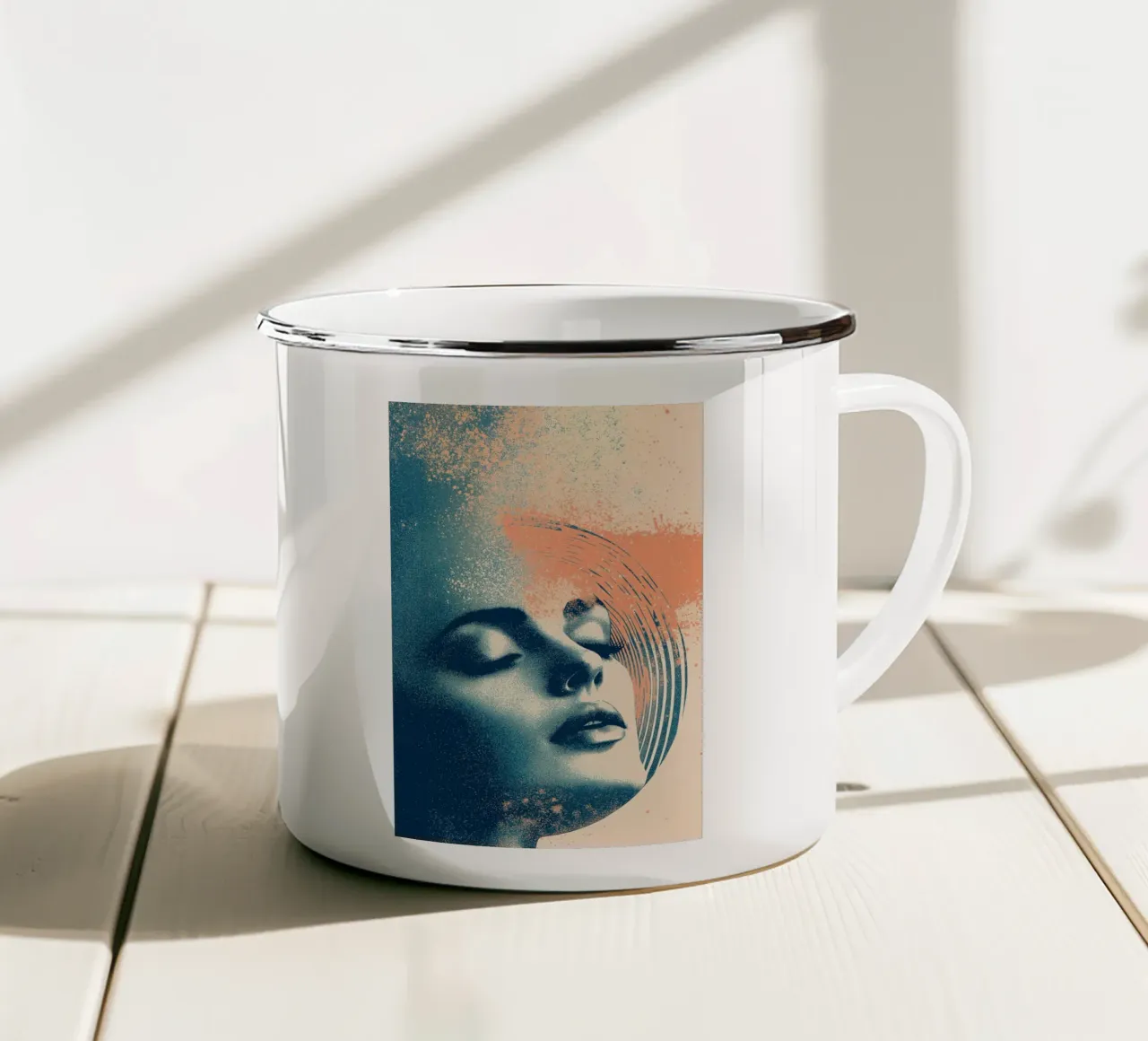 Dreamin' tazza in smalto da Synthaira