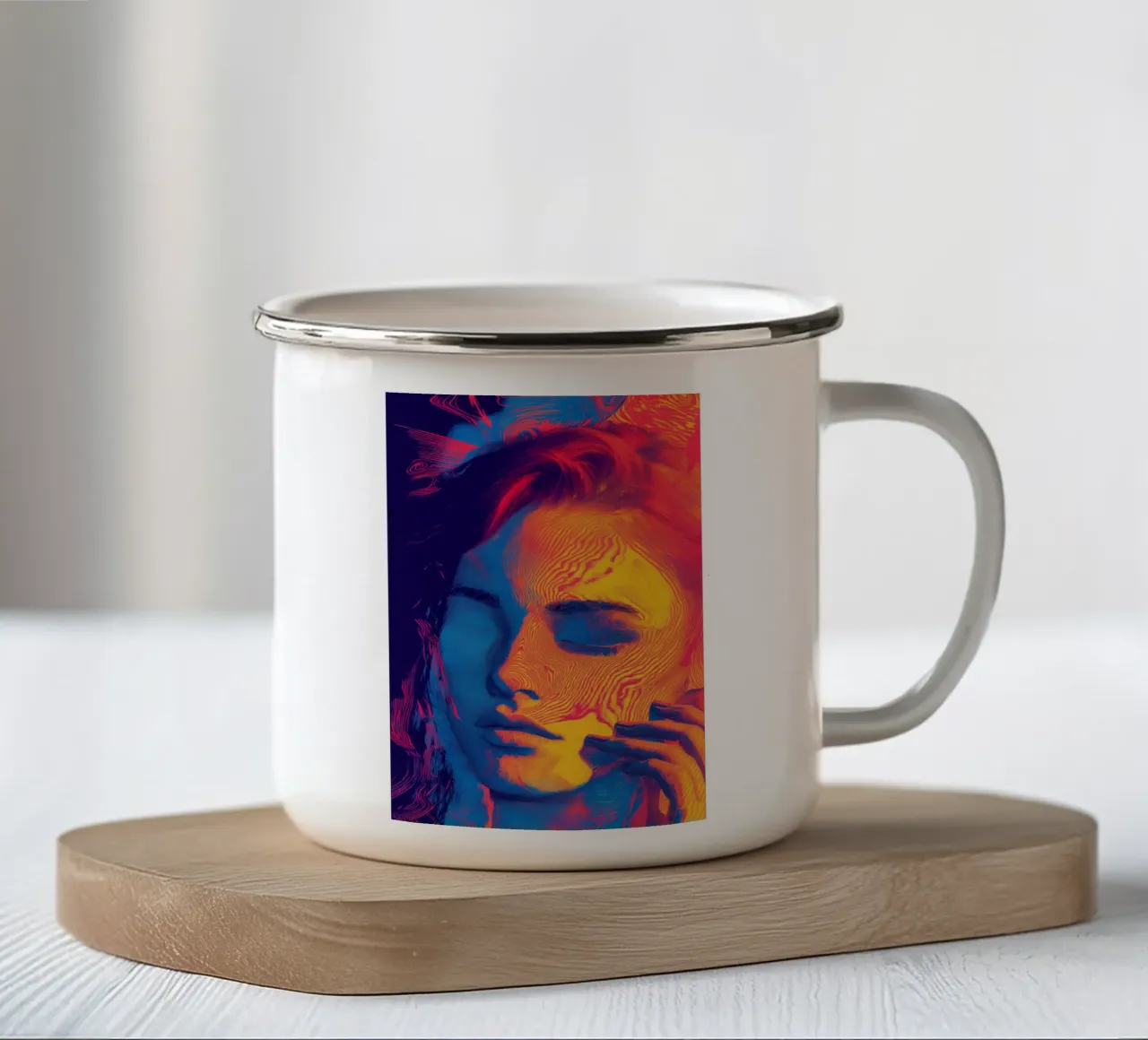 Dreamin' tazza in smalto da Synthaira
