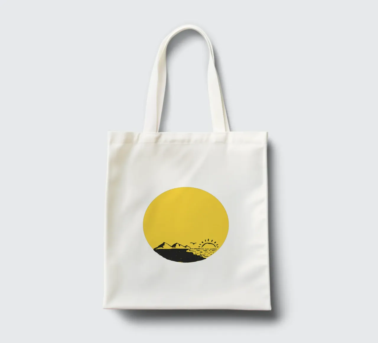 Tramonto in riva al mare borsa in juta da ArtDesign by KBK