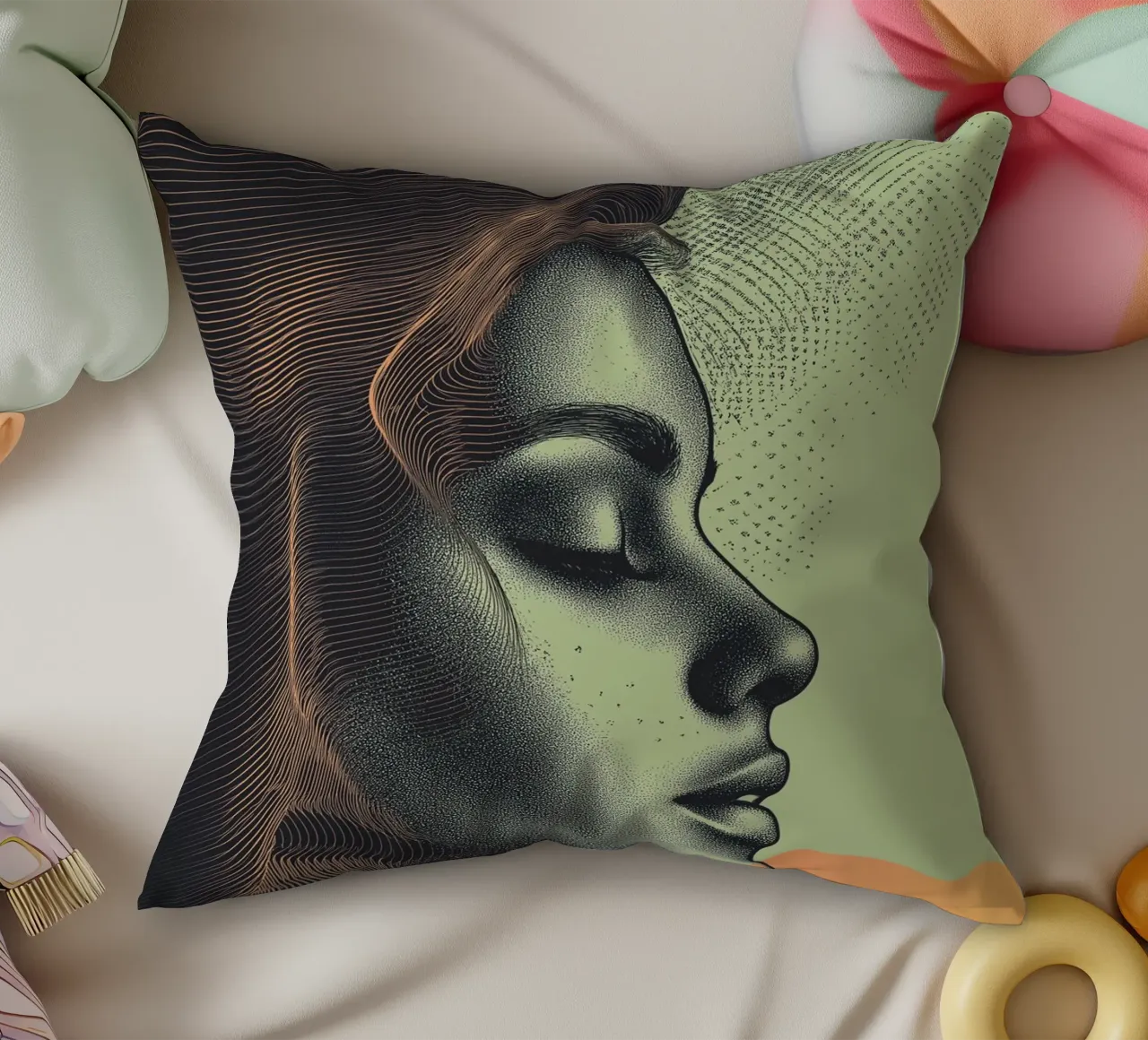 Dreamin' cuscino da Synthaira