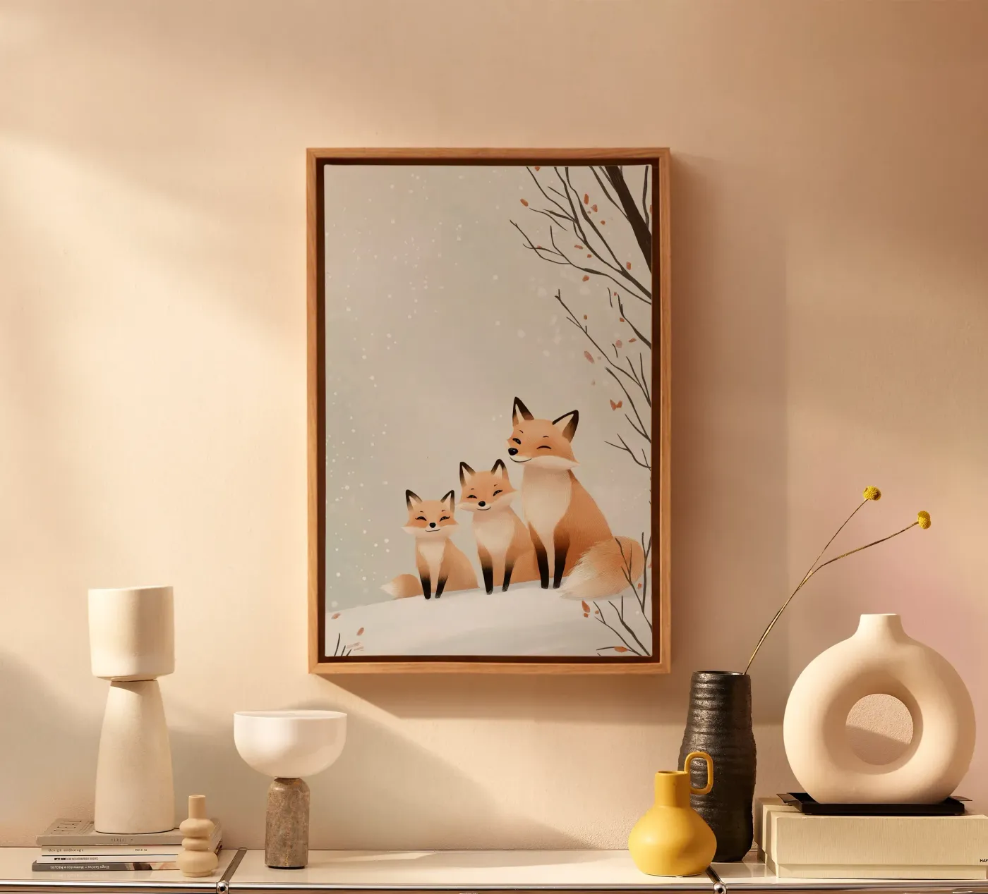 Winter Fox Cuddle tela da SternchenStudio